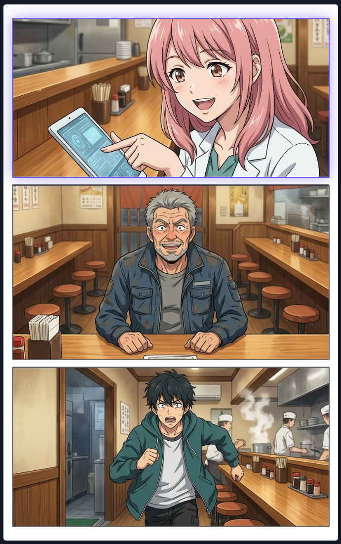 表情・ポーズ編集画面